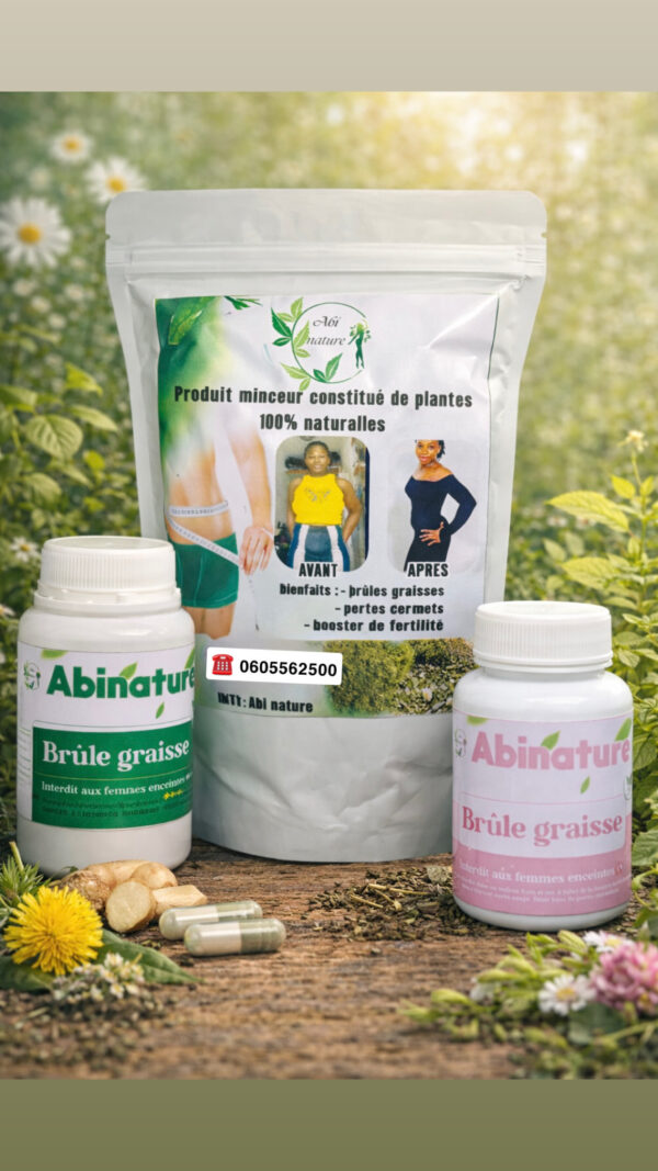 référence 1 gélule brûleur de graisse+ coup faim+ thé accéléré